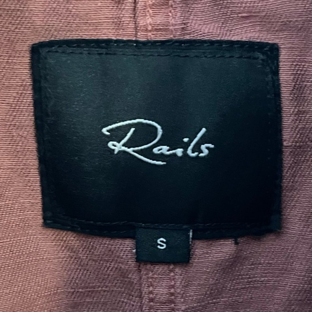 Rails Collins Pink Utility Jacket Size Small - image 4